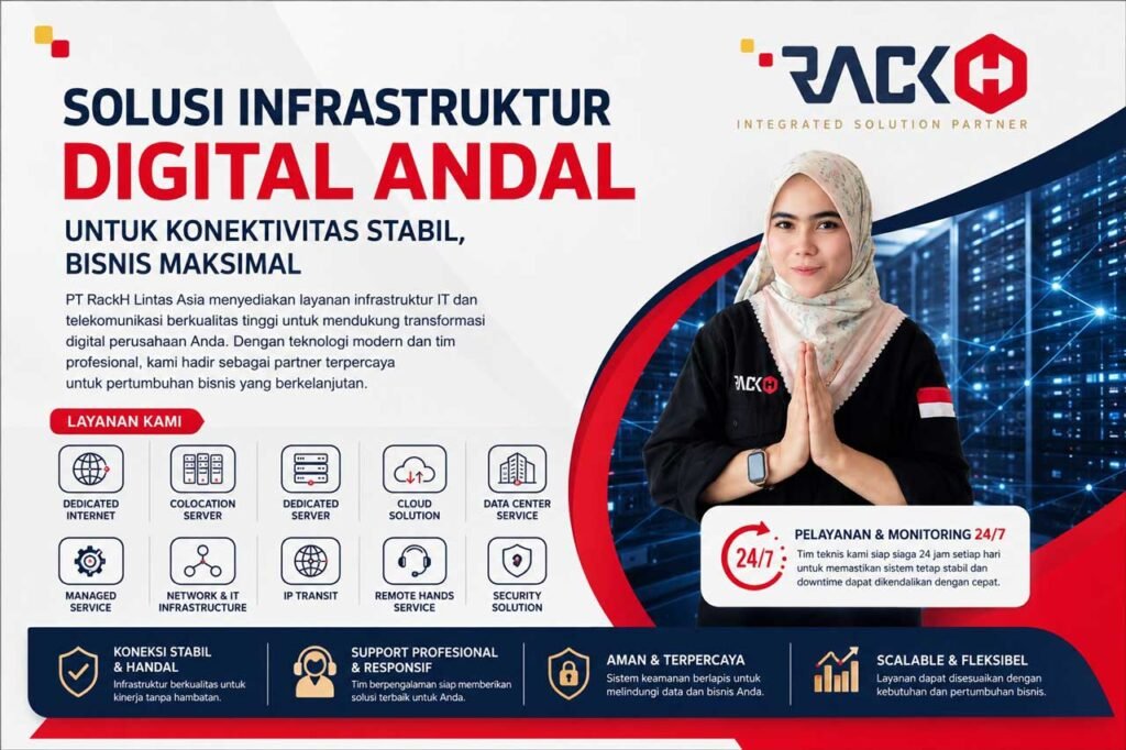 Infrastruktur Digital Modern Demi Kemajuan Bisnis Bersama PT RackH Lintas Asia
