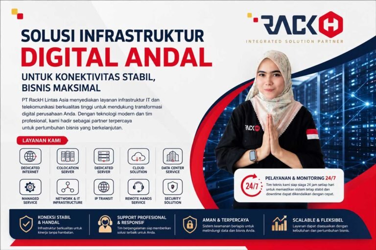 Infrastruktur Digital Modern Demi Kemajuan Bisnis Bersama PT RackH Lintas Asia